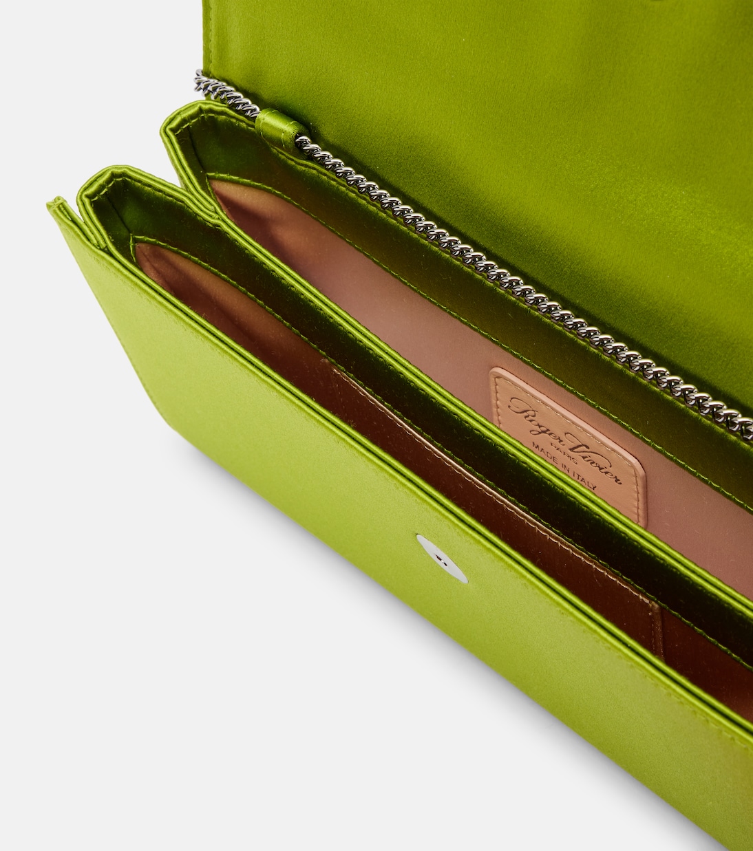 Efflorescence satin clutch | Roger Vivier