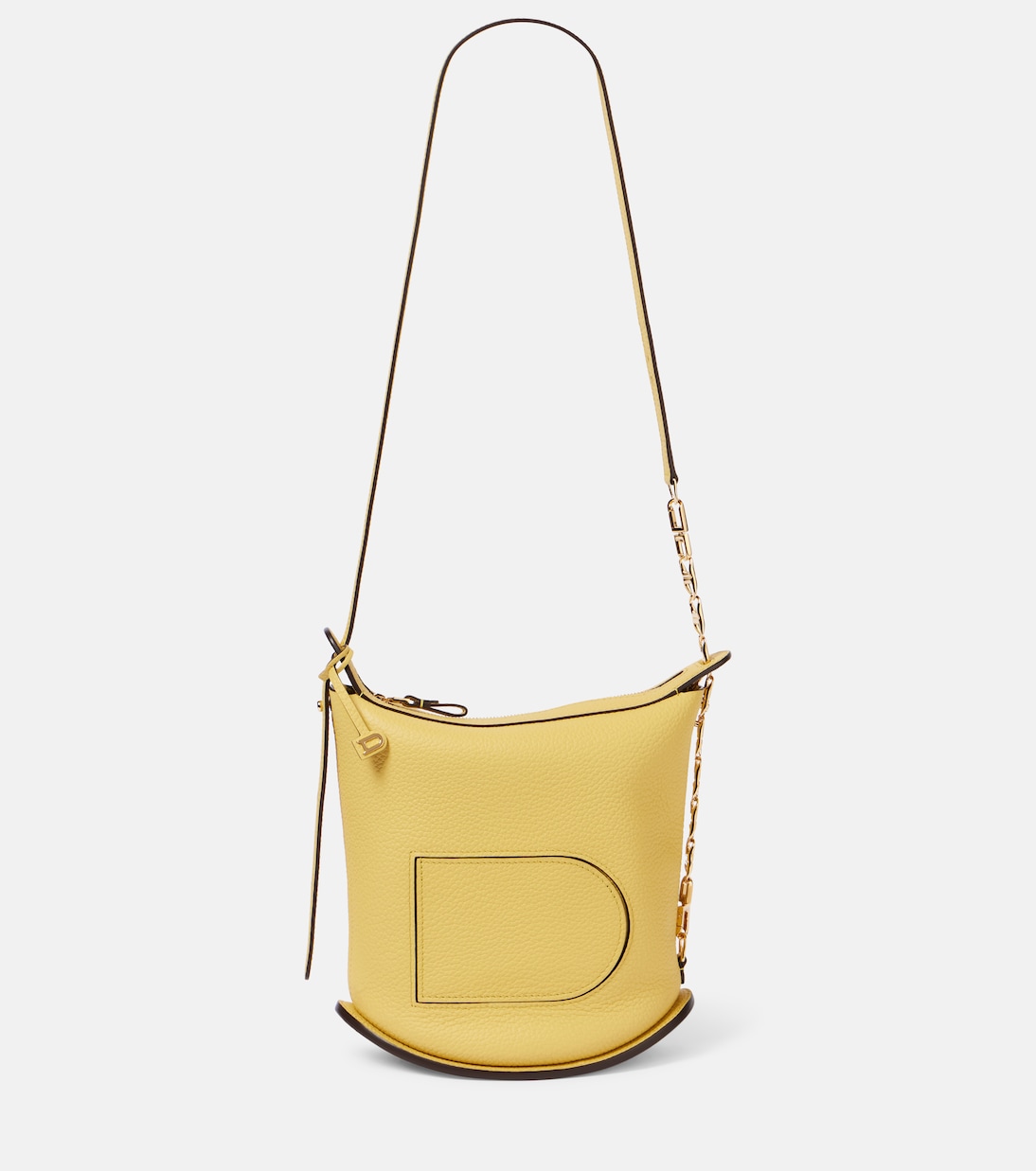 Schultertasche Pin Twist aus Leder | Delvaux