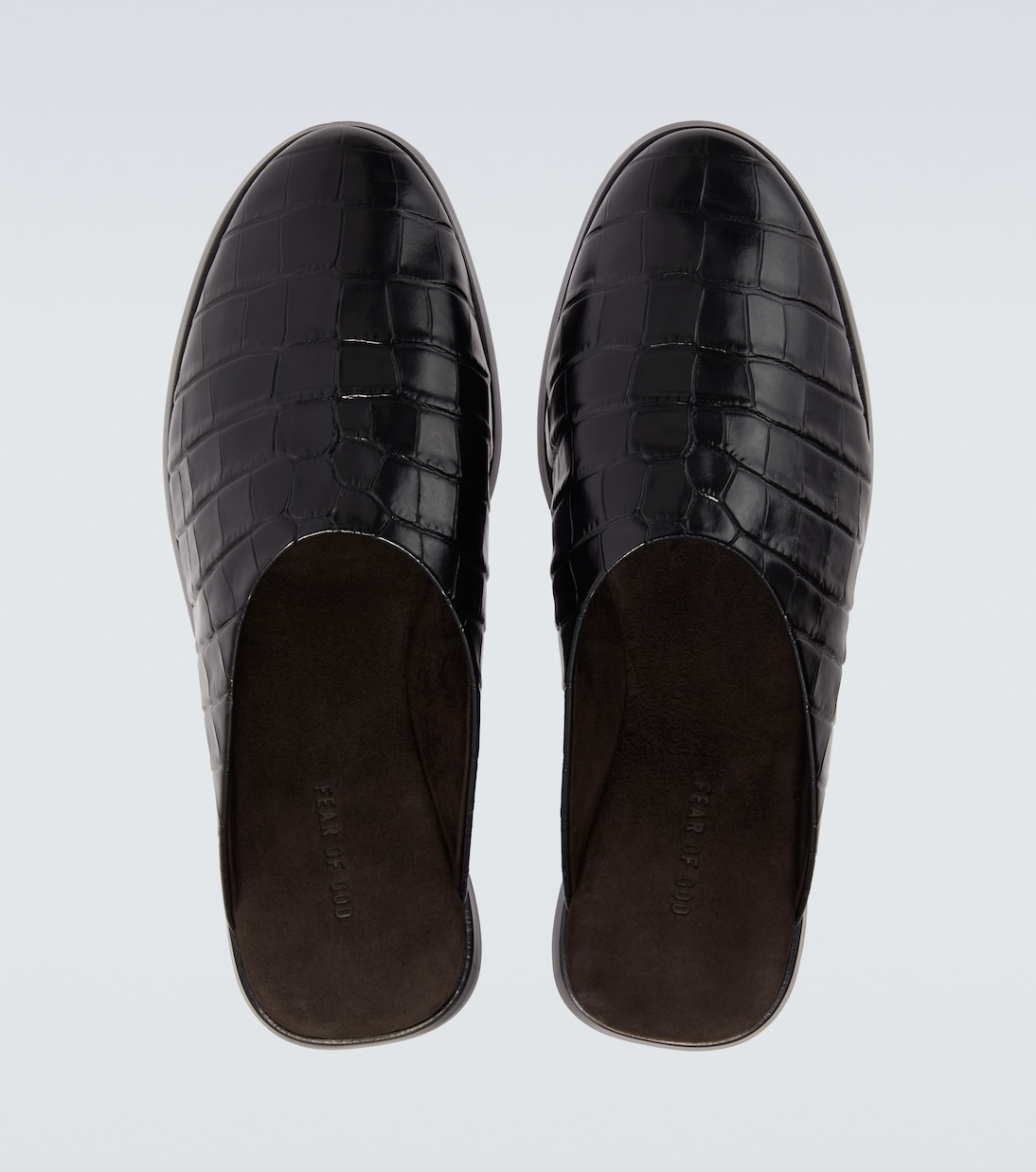 Mules de piel grabada | Fear of God