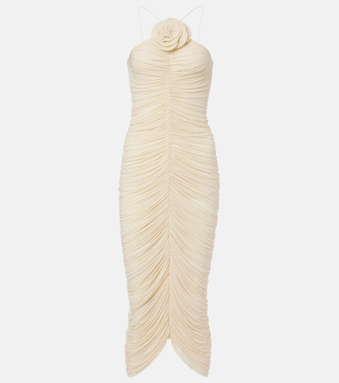 Ruched halterneck maxi dress | Magda Butrym