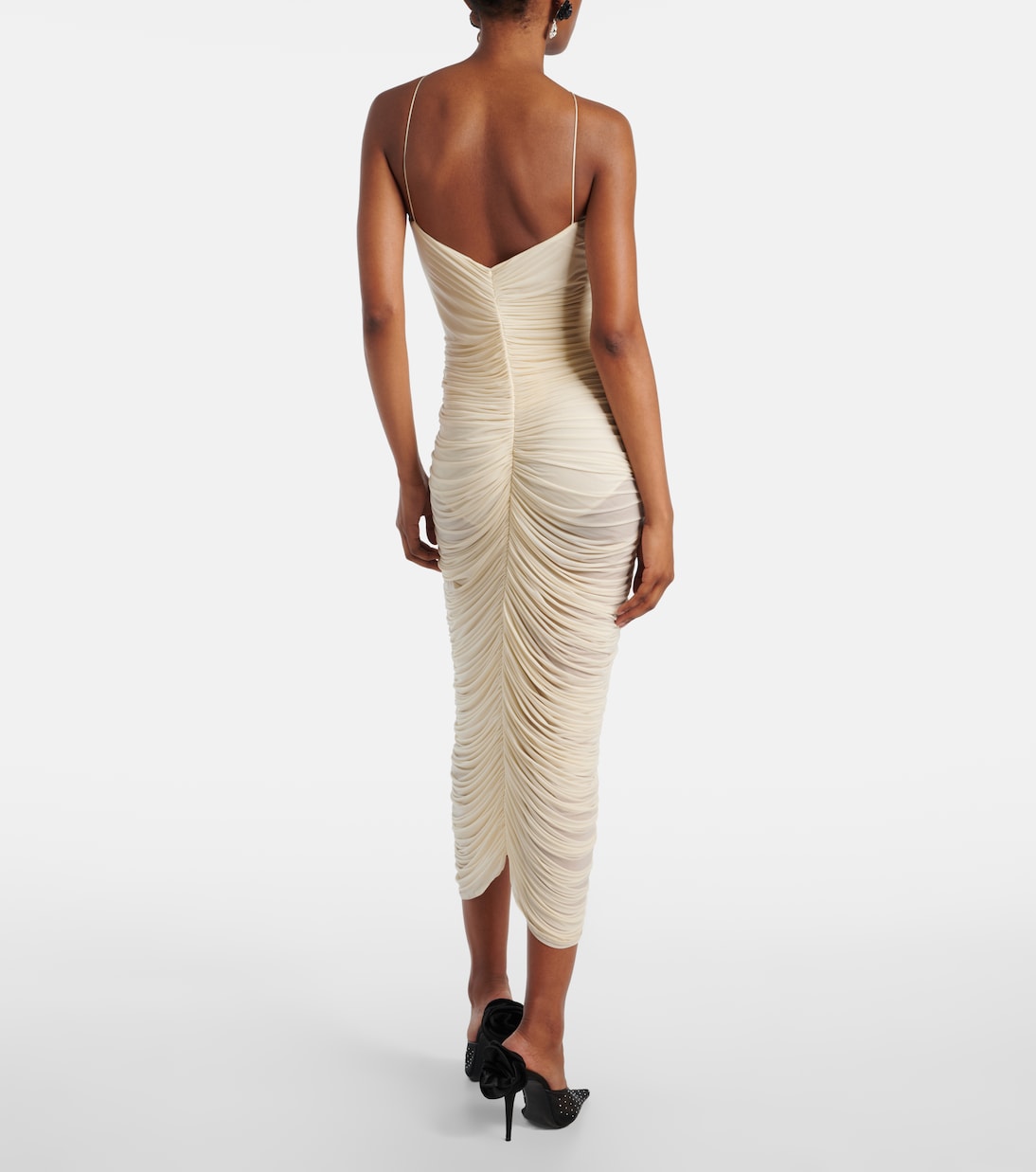 Ruched halterneck maxi dress | Magda Butrym
