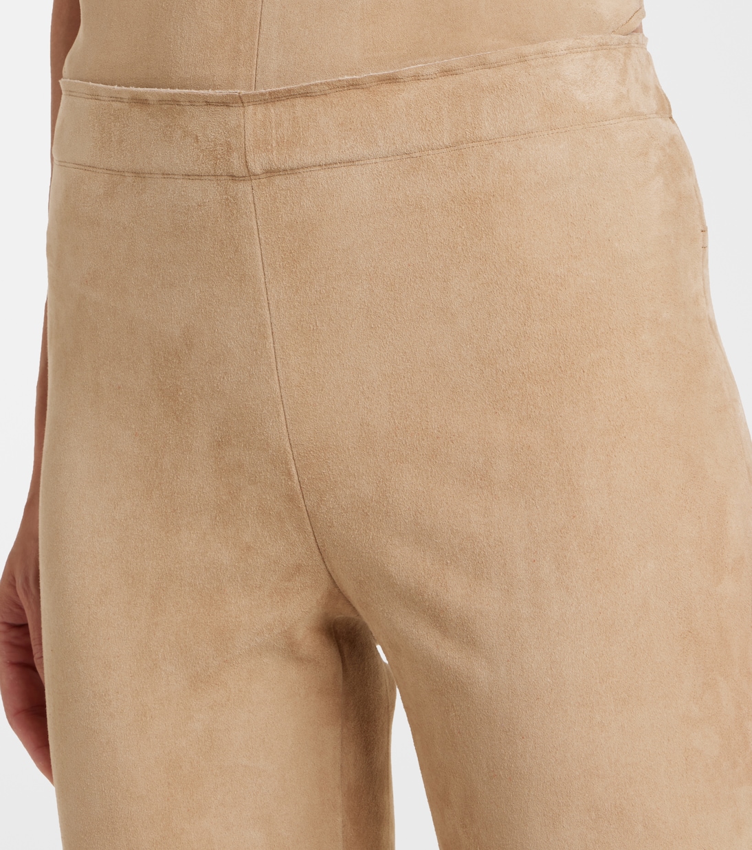 Schlaghose JP Long aus Veloursleder | Stouls