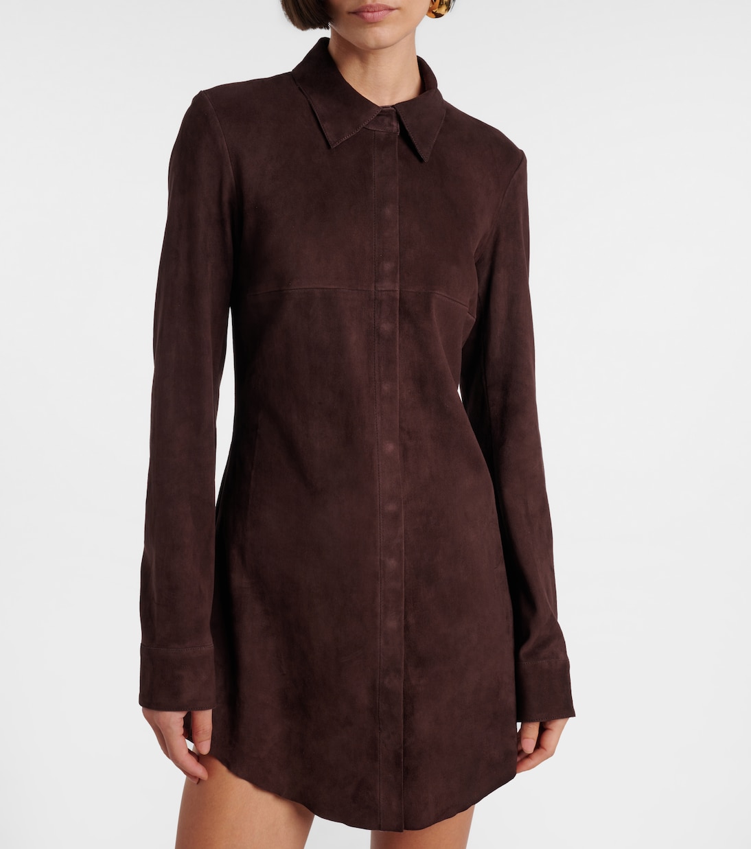 Geraldine suede shirt dress | Stouls