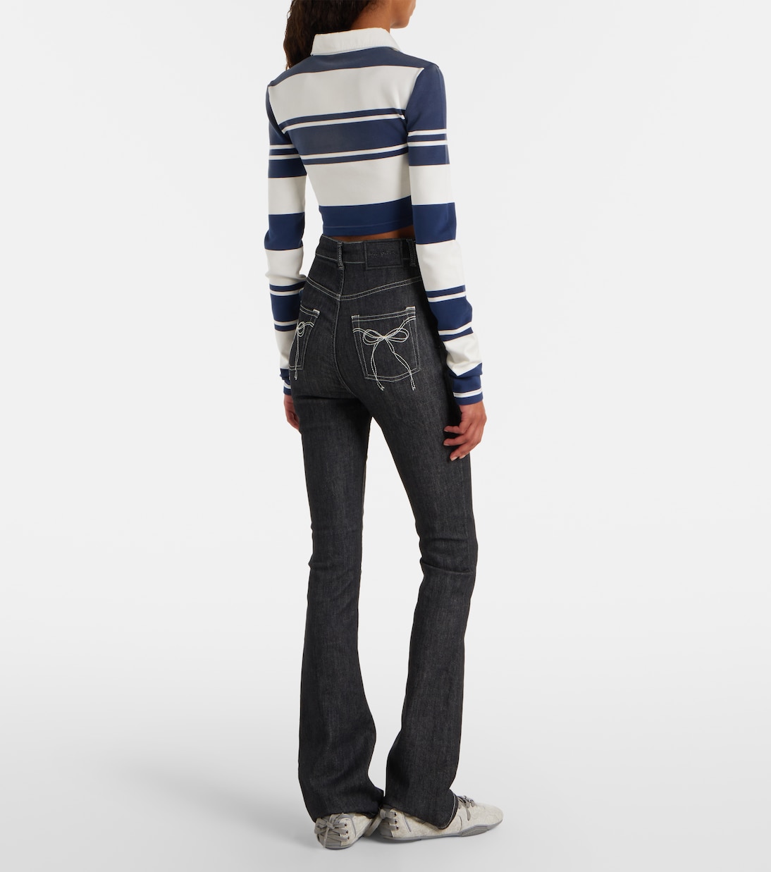 High-Rise Flared Jeans | Acne Studios