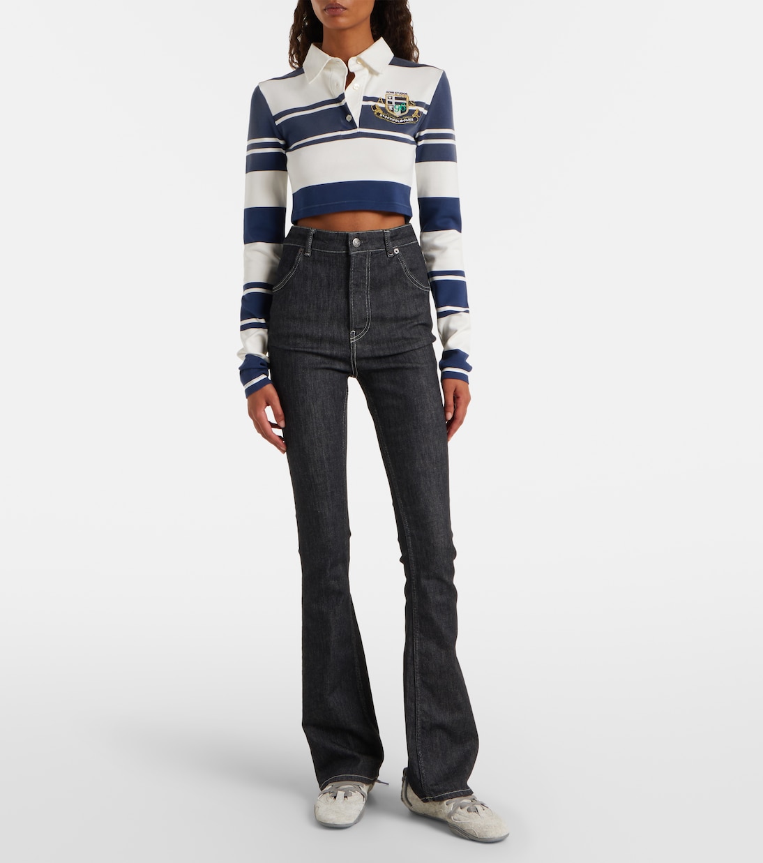 High-Rise Flared Jeans | Acne Studios