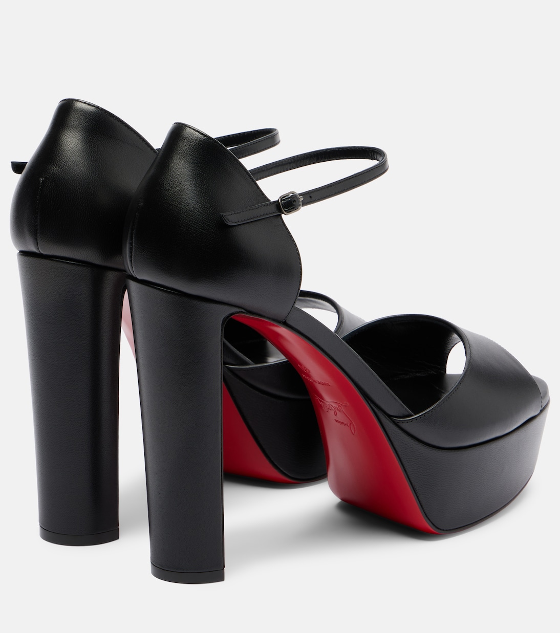 Sandalias con plataforma Sandaloo 130 de piel | Christian Louboutin