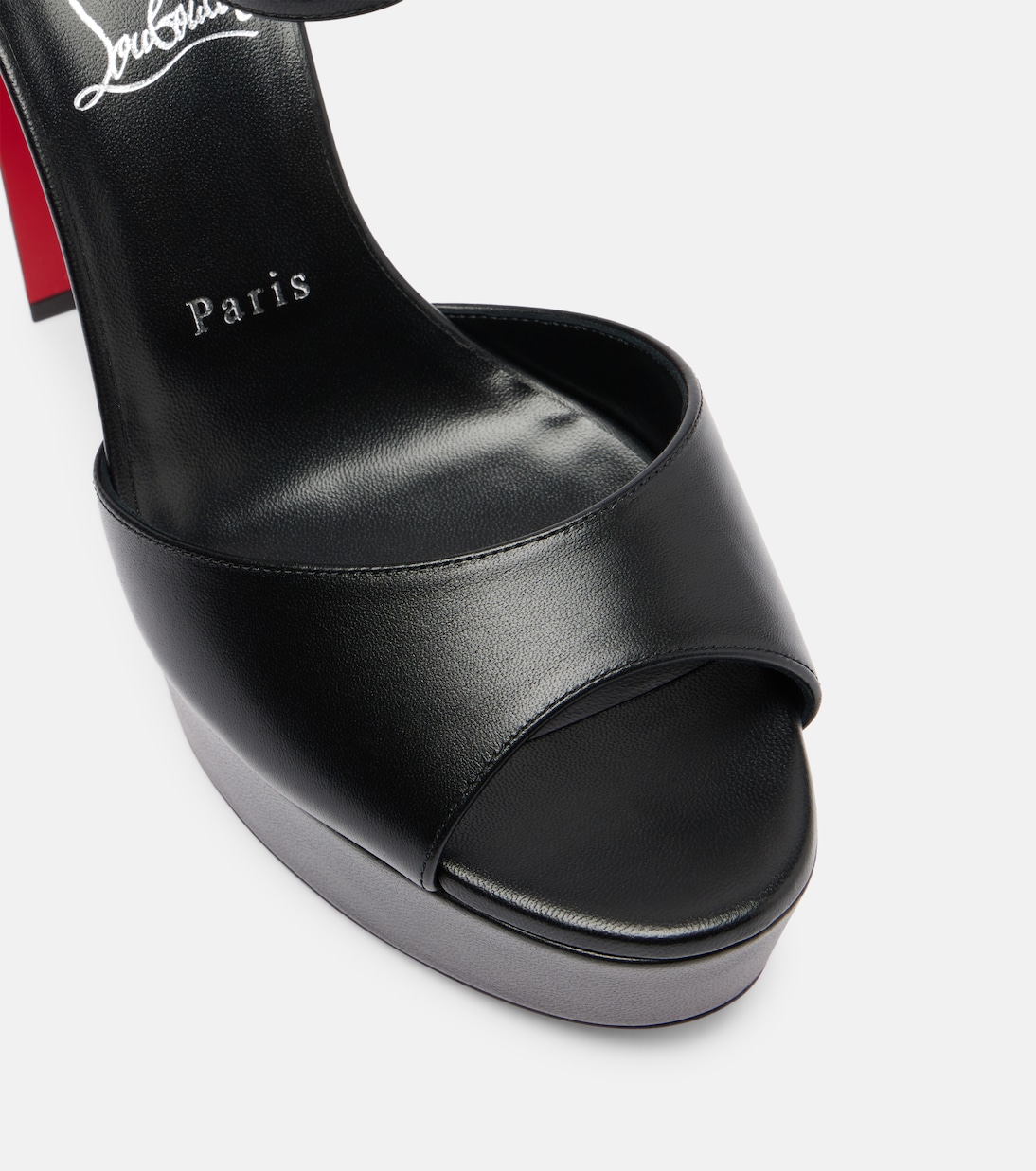 Sandalias con plataforma Sandaloo 130 de piel | Christian Louboutin