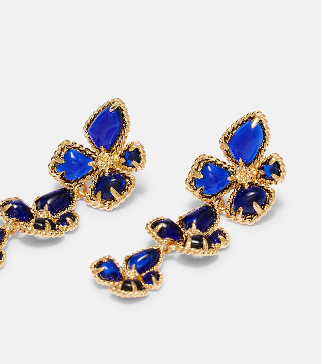 Bloom Large embellished drop earrings | Zimmermann