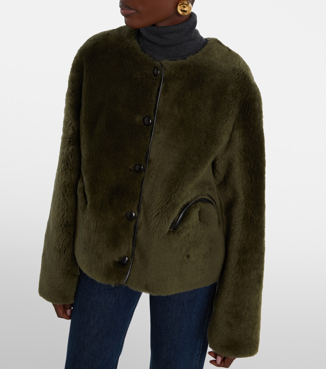 Reversible shearling jacket | Blazé Milano