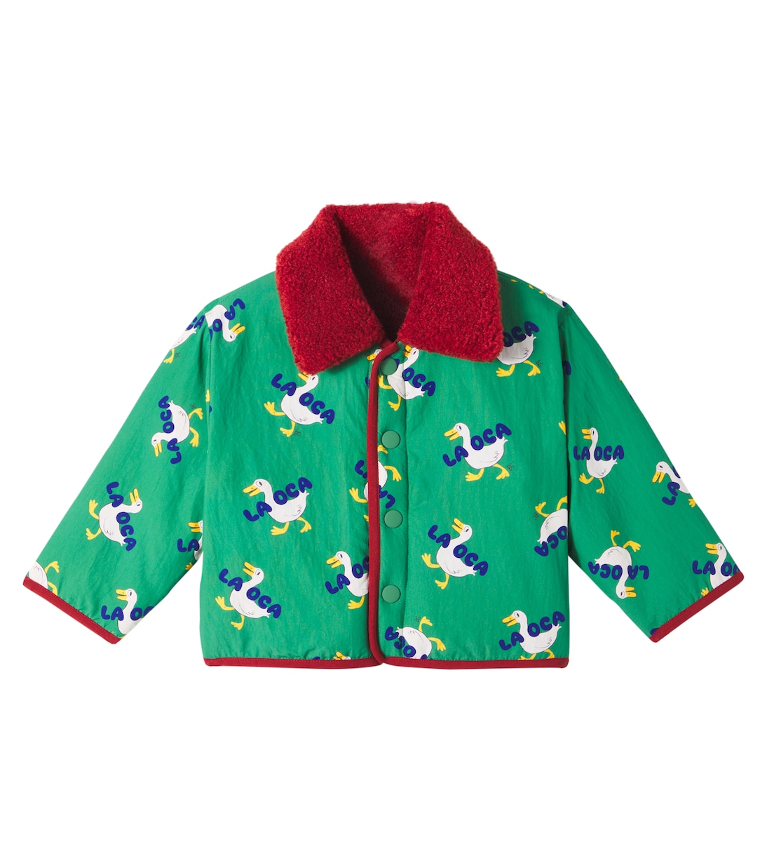 Baby La Oca reversible teddy jacket | Bobo Choses