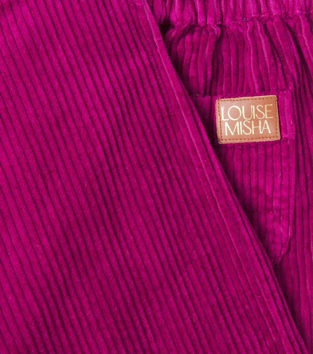 Cotton corduroy wide-leg pants | Louise Misha