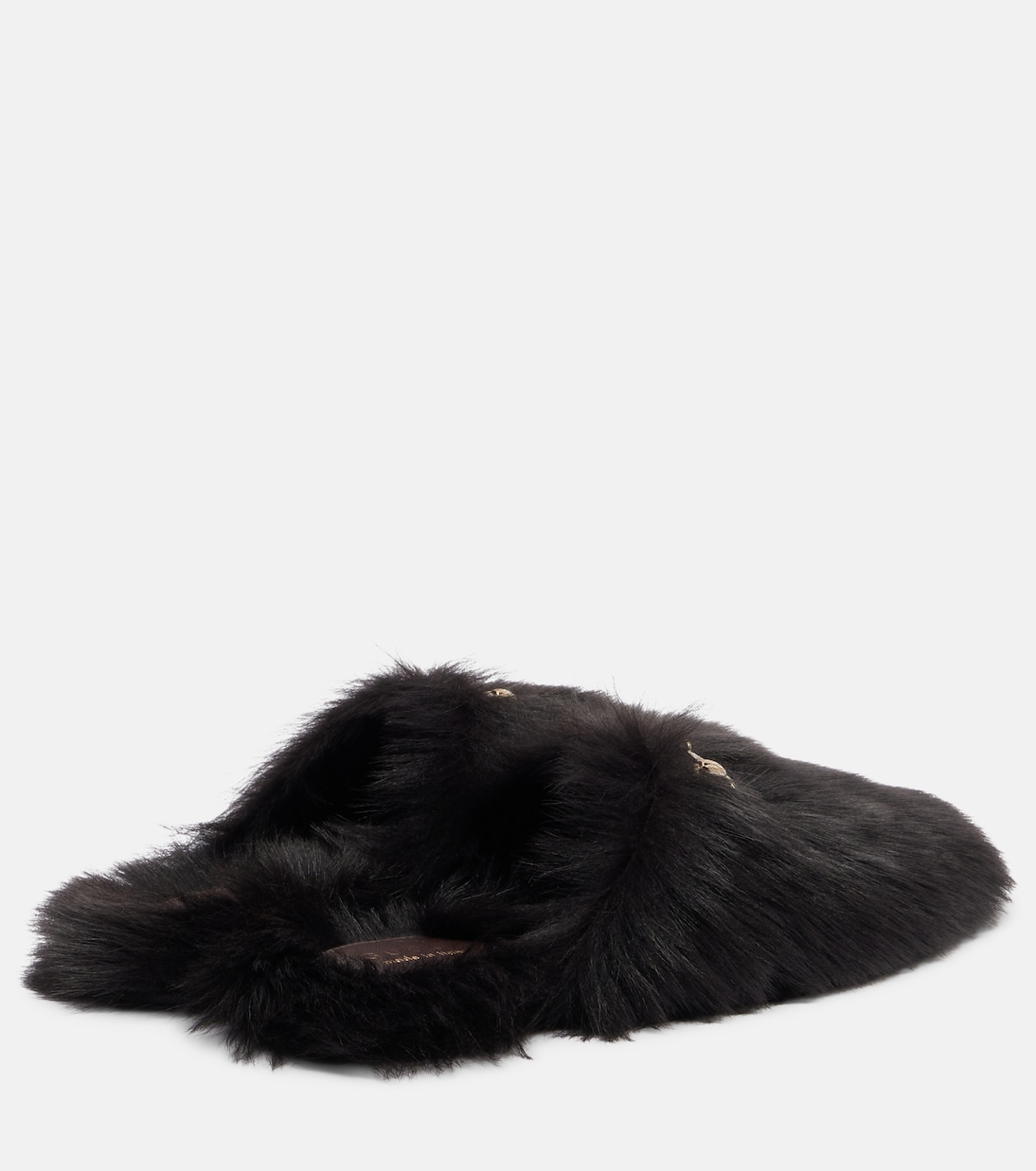 Horsebit shearling slippers | Gucci