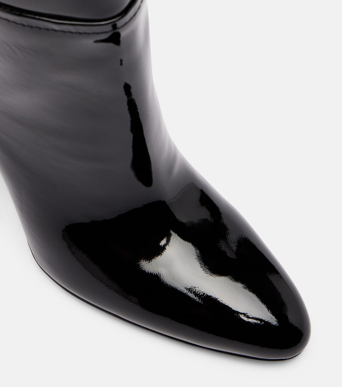 Lavinia 100 patent leather knee-high boots | Paris Texas