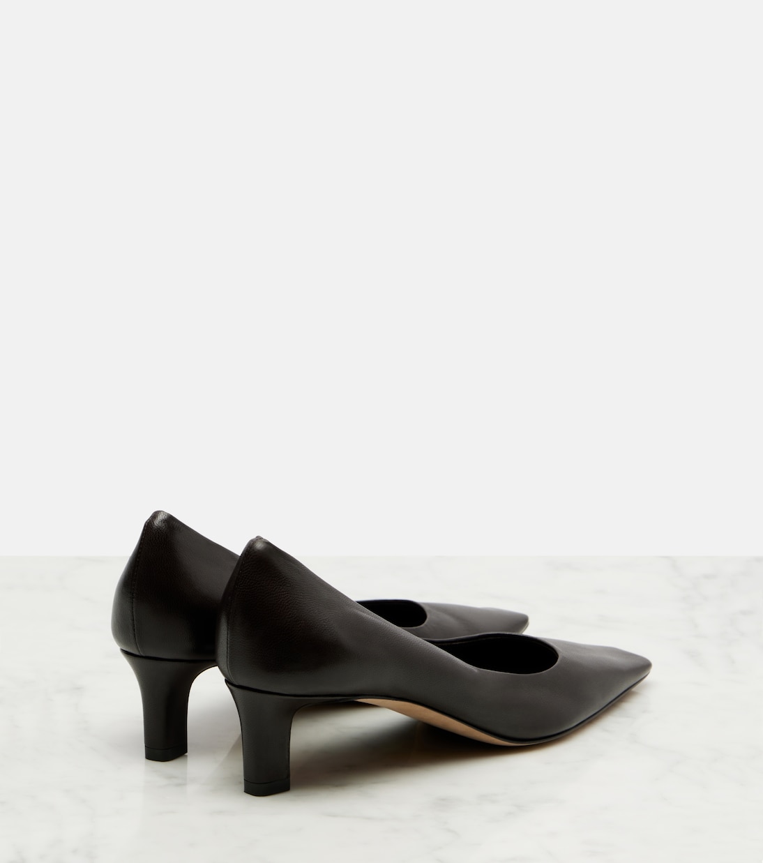 Carla 45 leather pumps | The Row