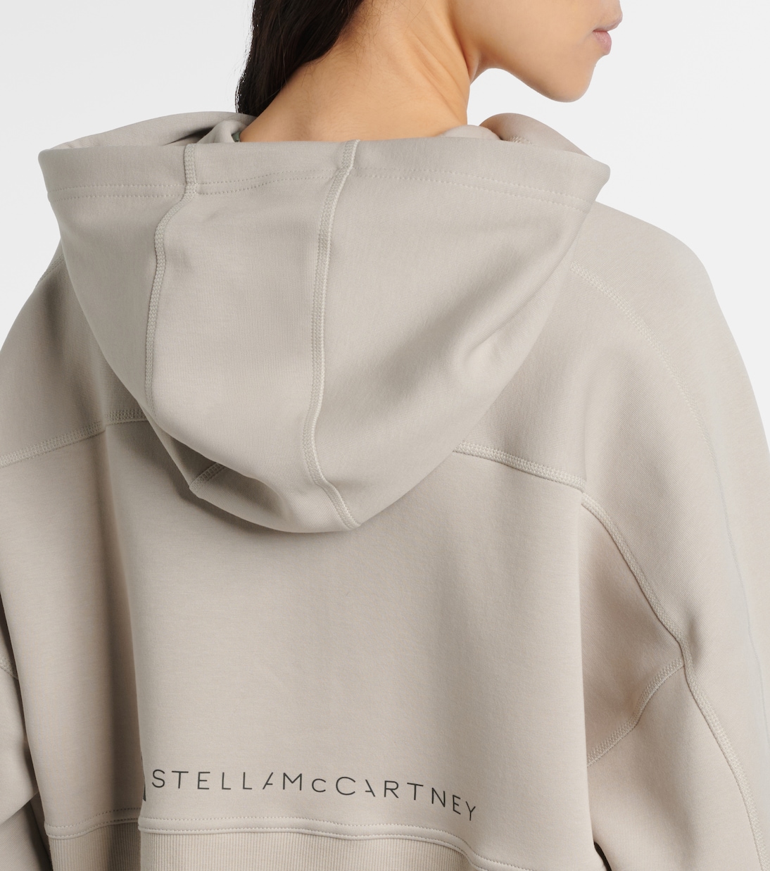 Sudadera en mezcla de algodón con logo | Adidas by Stella McCartney