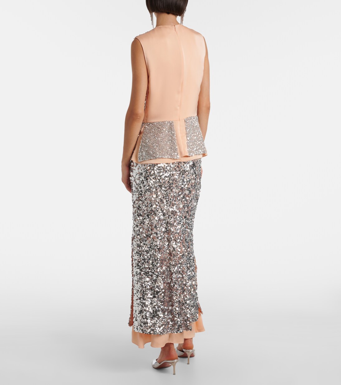 Sequined jersey top | Rabanne