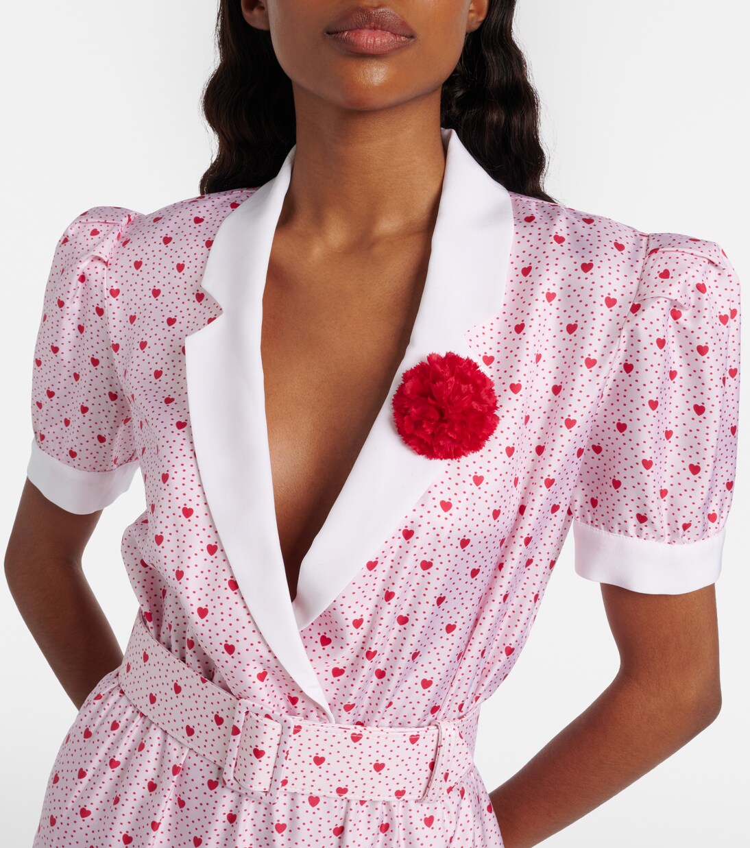 Printed silk twill minidress | Rodarte