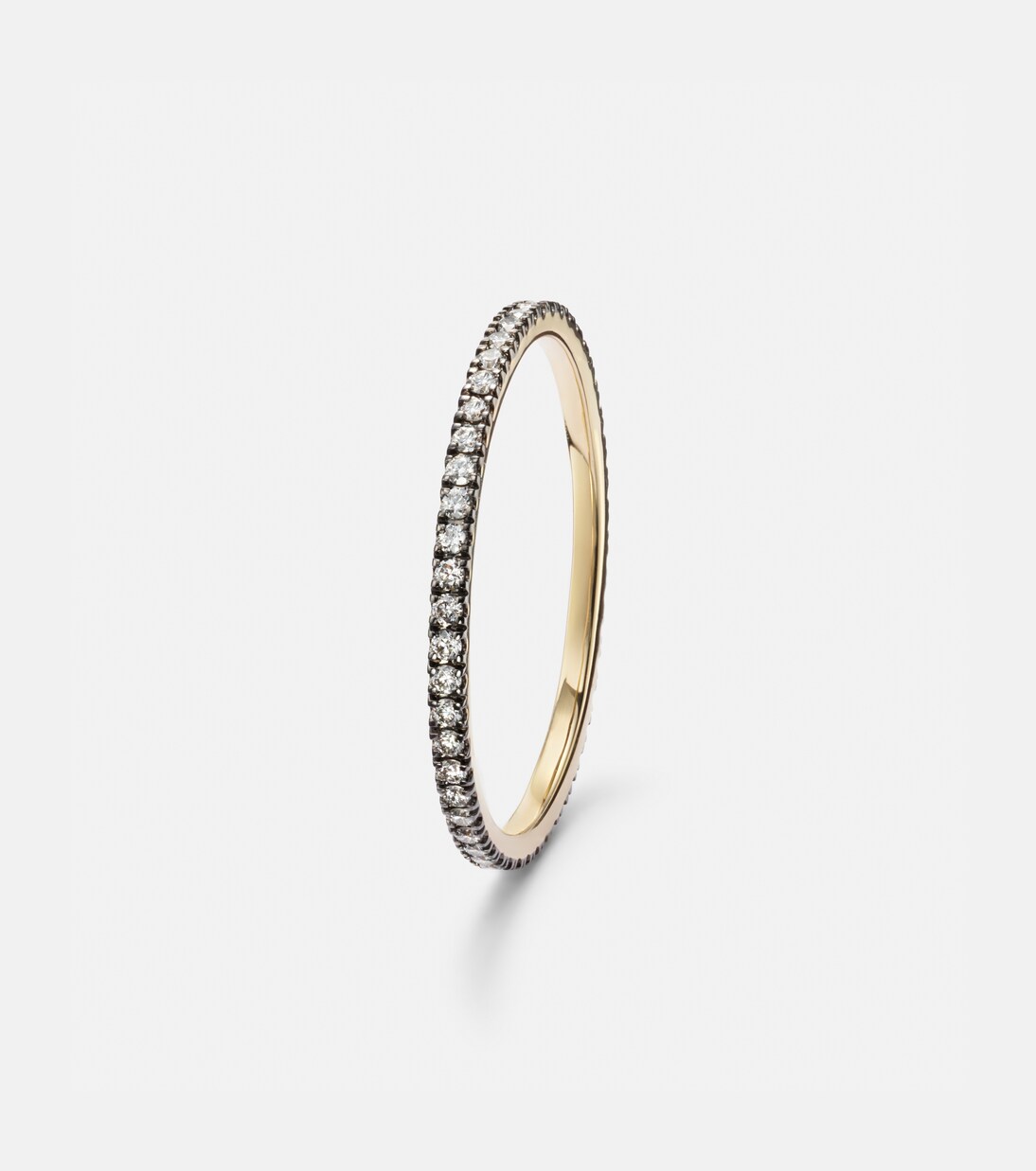 Come Closer 14kt gold ring with diamonds  | Stone and Strand