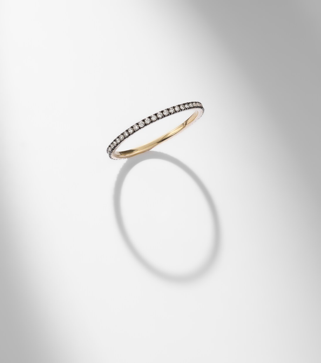 Come Closer 14kt gold ring with diamonds  | Stone and Strand
