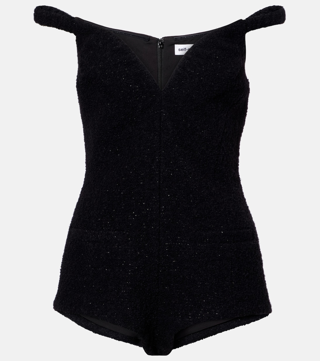 Off-shoulder romper | Self-Portrait