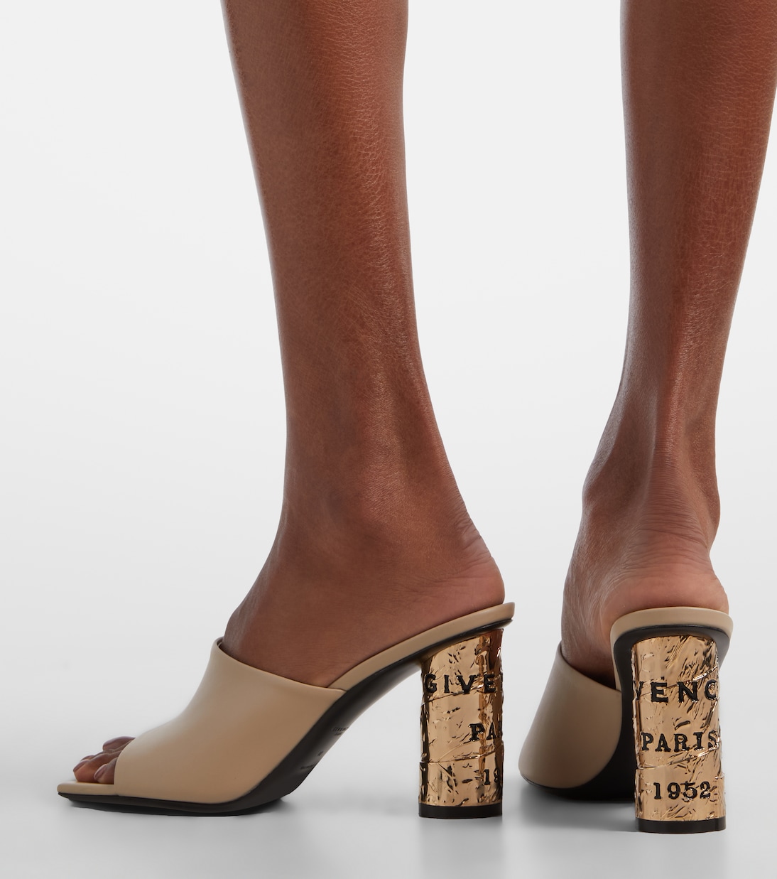 Pantoletten Tape aus Leder | Givenchy