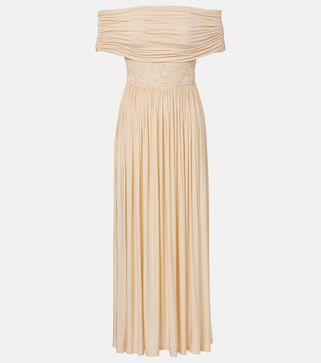 Rebellion off-shoulder jersey maxi dress | Zimmermann