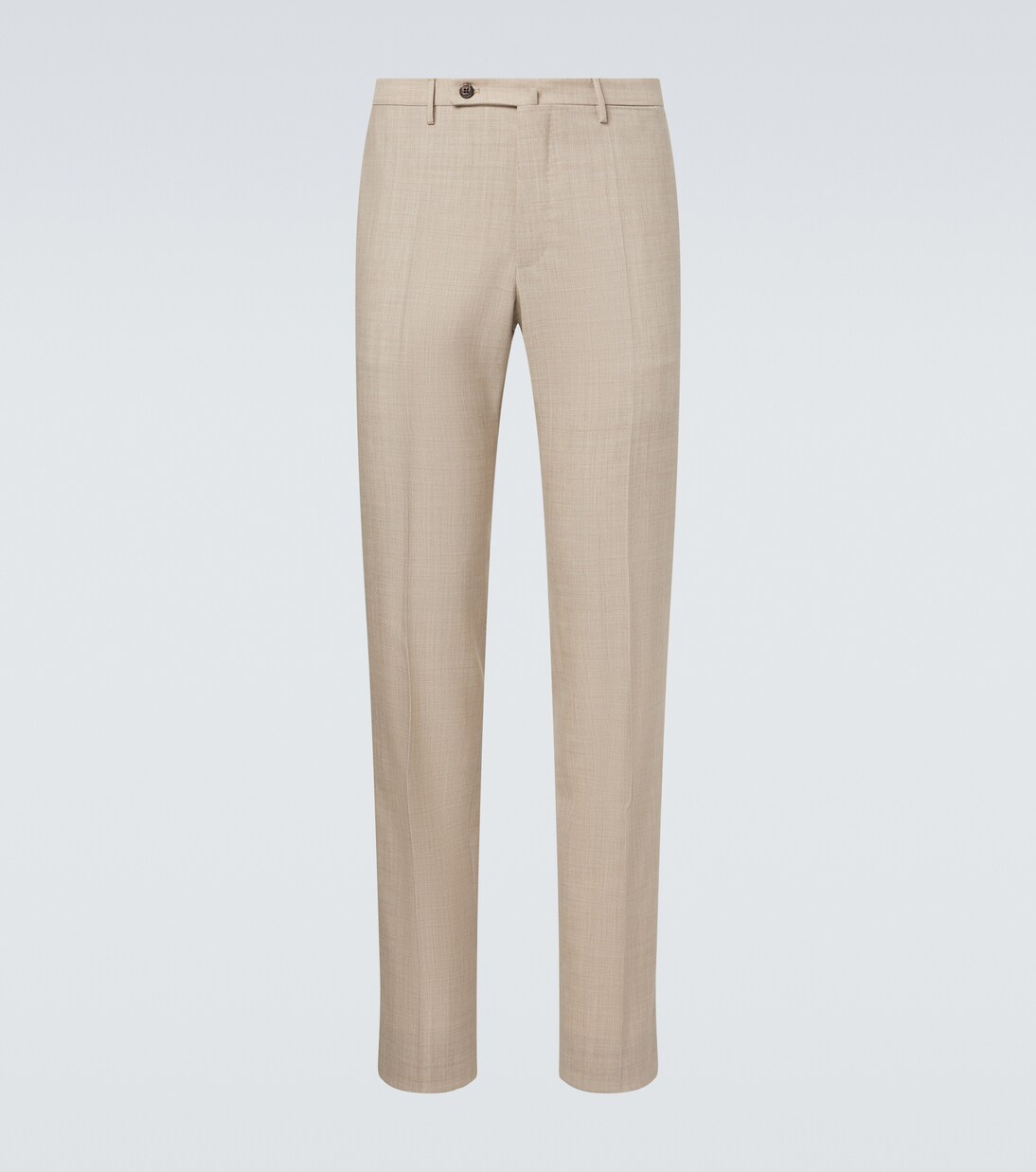 Virgin wool slim pants | Slowear