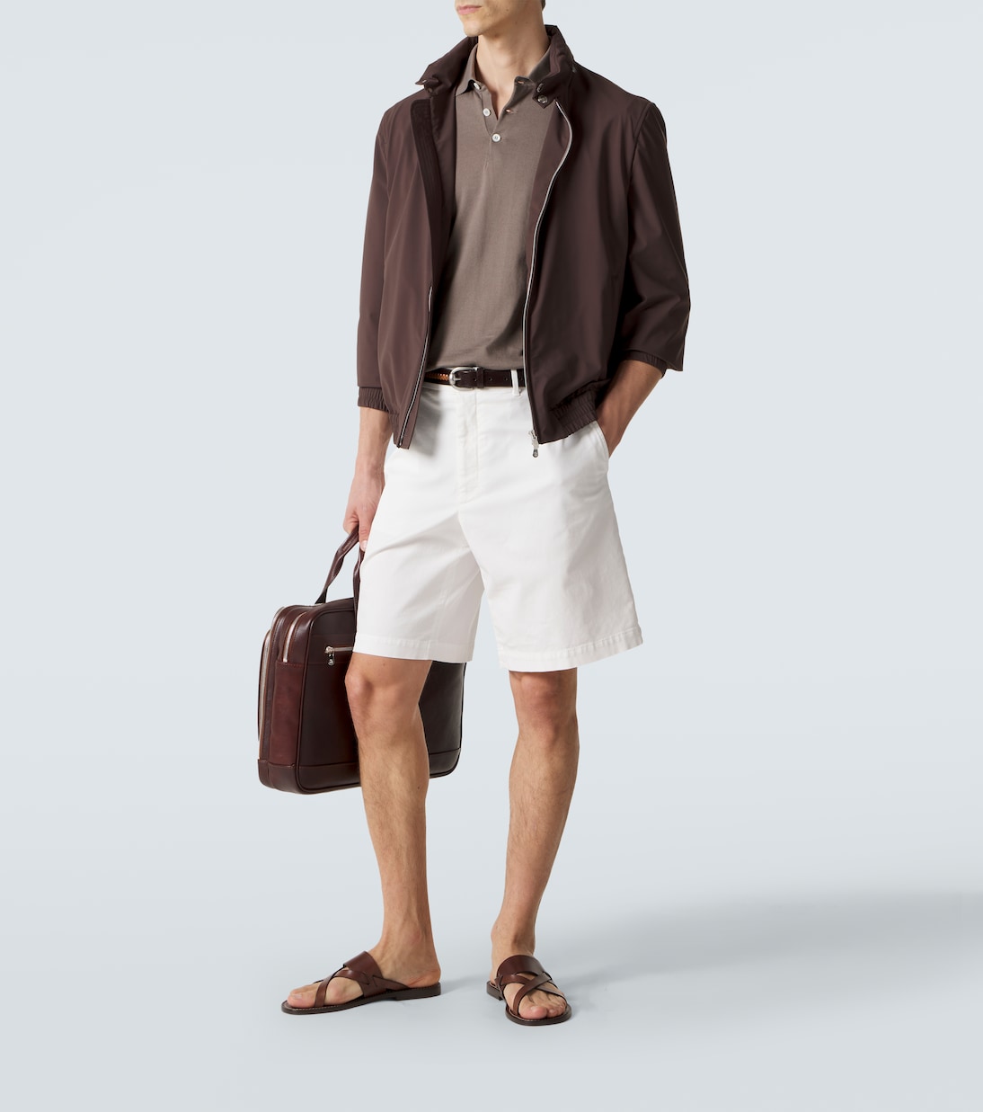 Sandalen aus Leder | Brunello Cucinelli