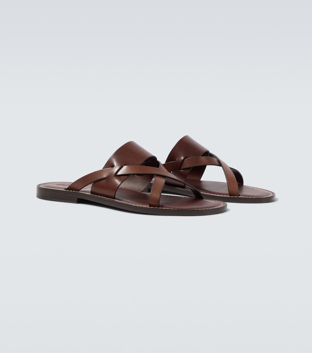 Sandalen aus Leder | Brunello Cucinelli