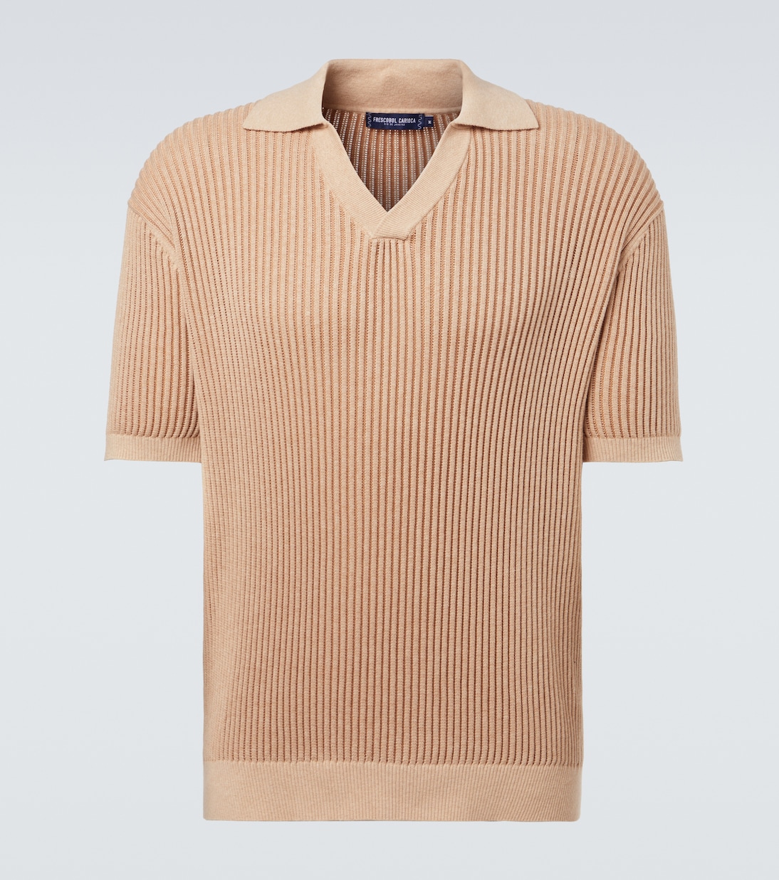 Rino cotton and cashmere polo shirt | Frescobol Carioca