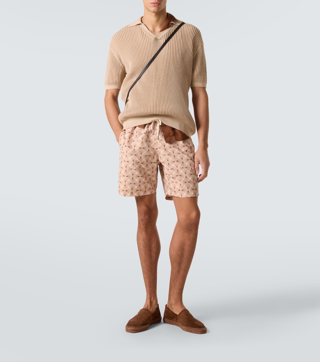 Rino cotton and cashmere polo shirt | Frescobol Carioca