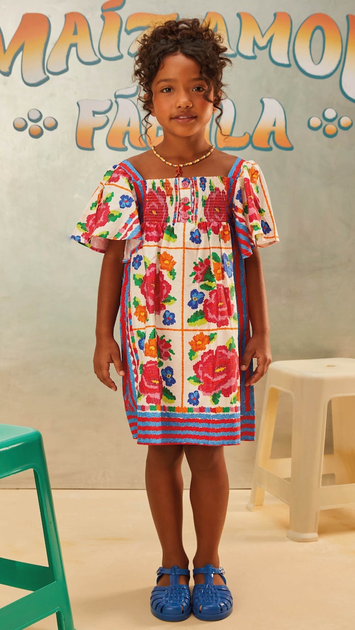 Floral cotton dress | Fábula