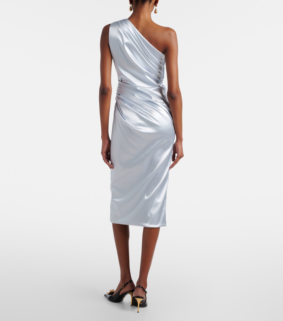 Satin midi dress | Dolce&Gabbana