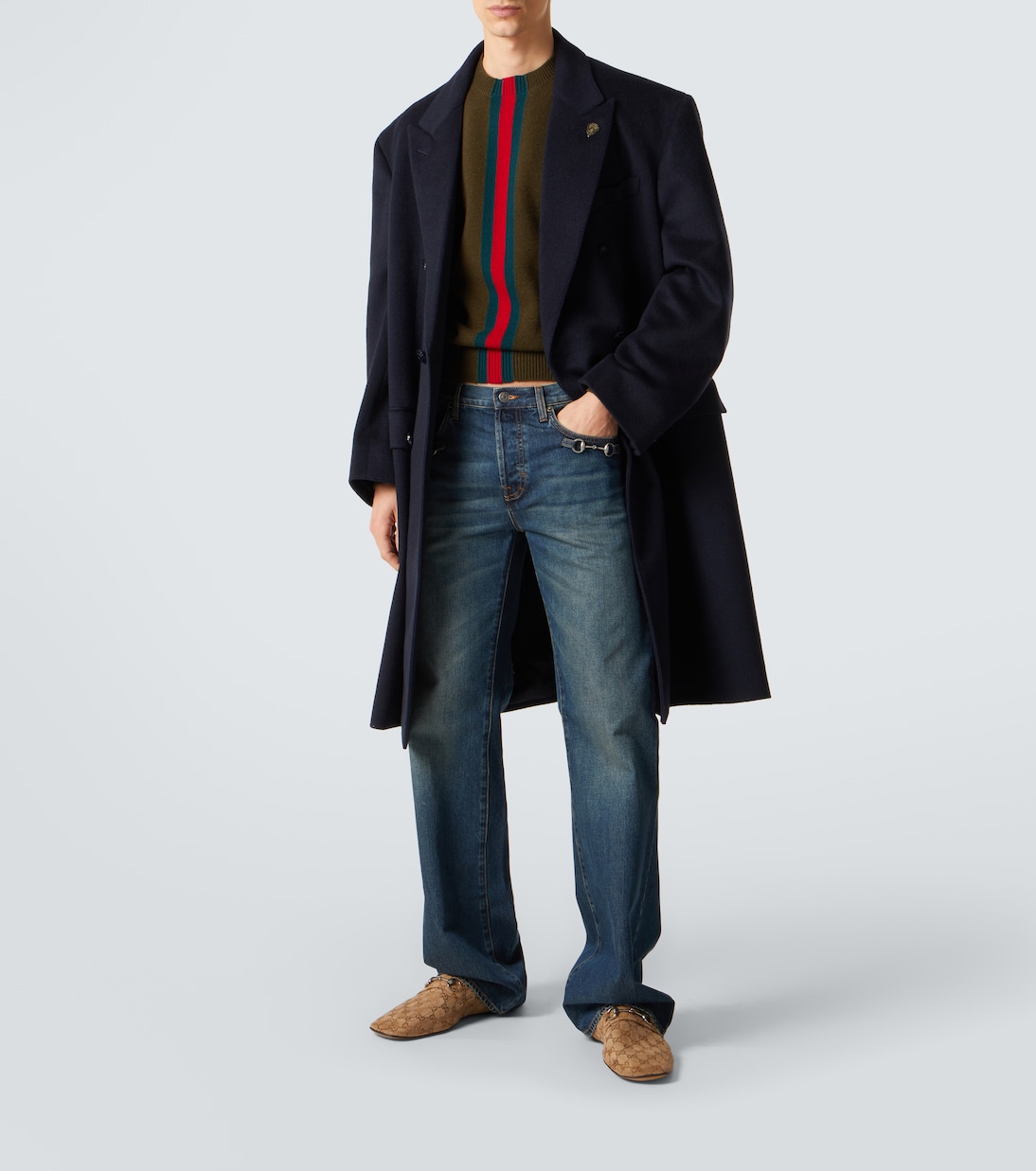 Web Stripe wool sweater | Gucci