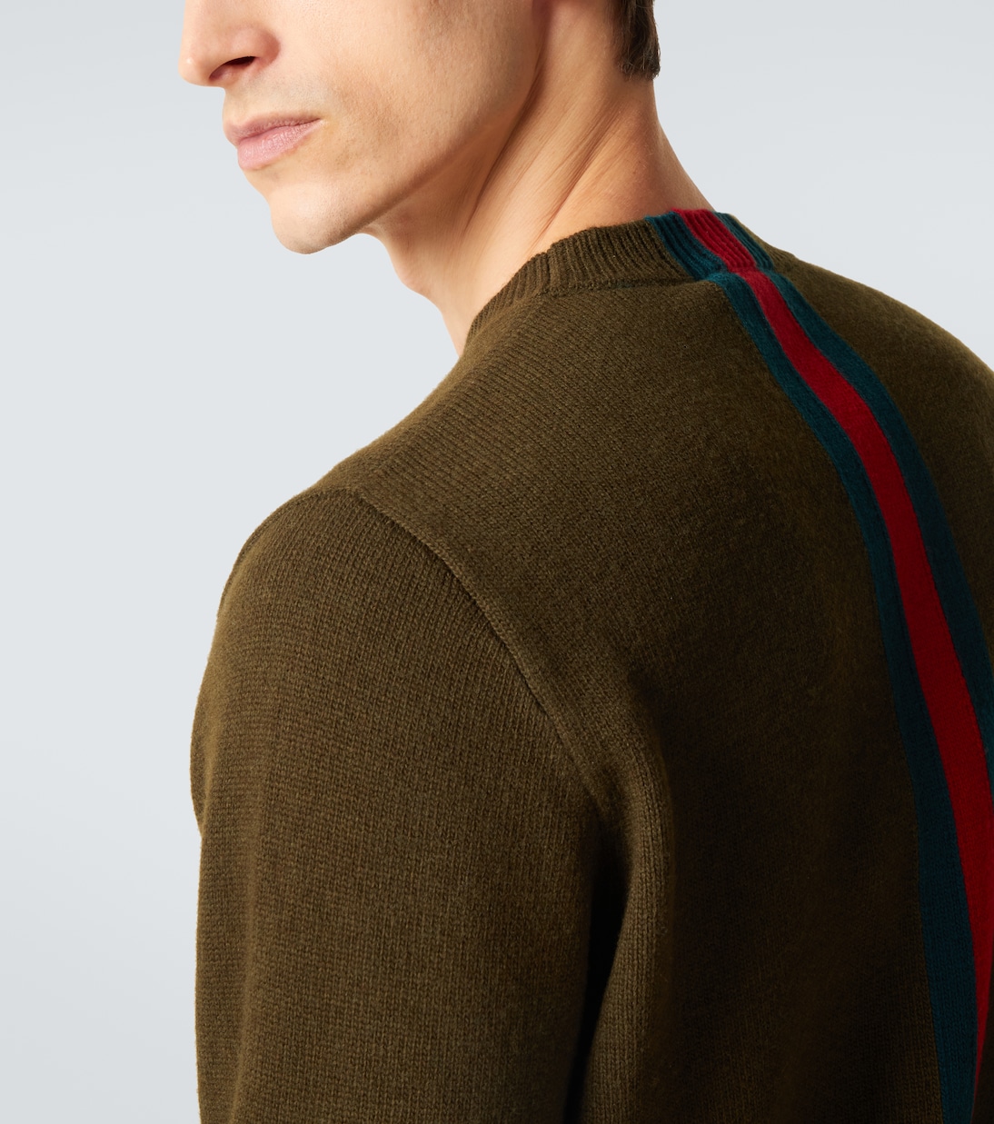 Web Stripe wool sweater | Gucci