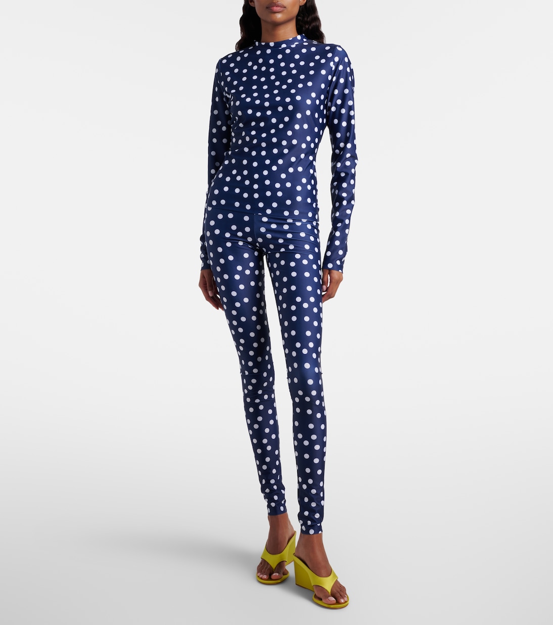 Legging en jersey à pois | Jean Paul Gaultier