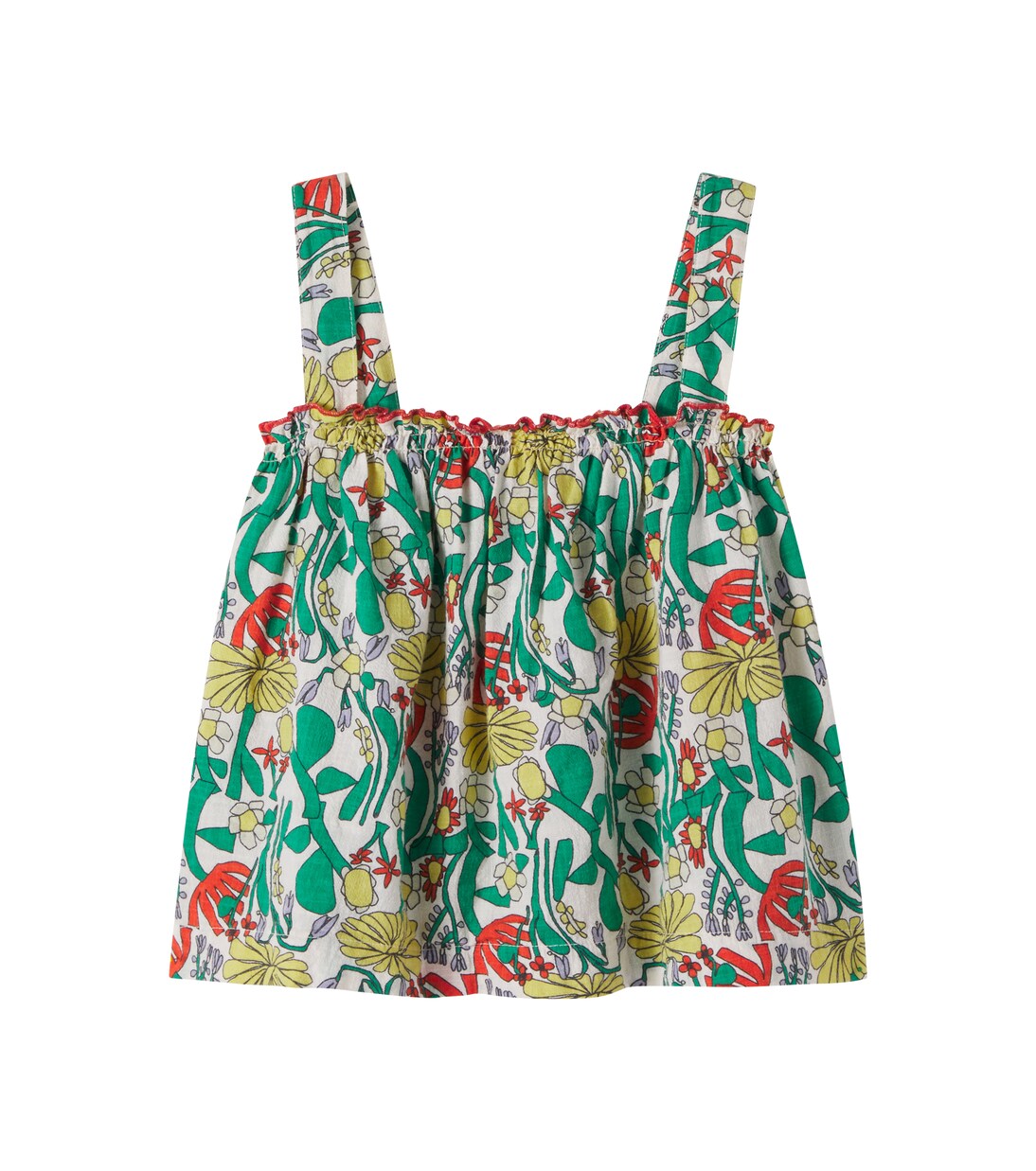 Floral cotton top | Bobo Choses