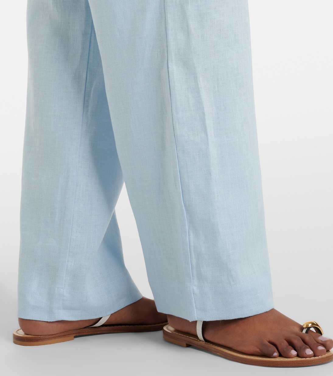 Aurelia linen wide-leg pants | Asceno