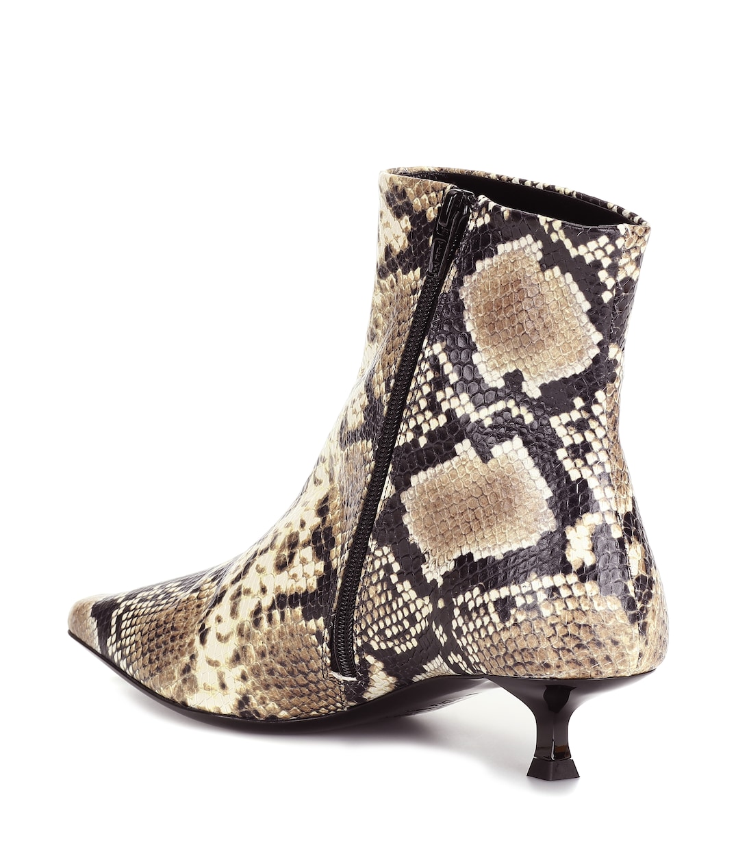 Laura snake-effect leather ankle boots | By Far