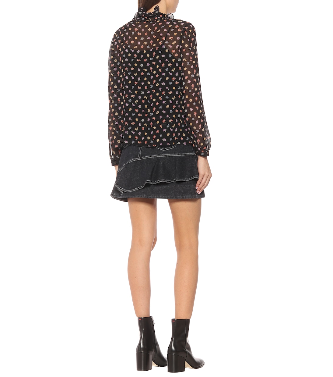 Bedruckte Bluse aus Chiffon | See By Chloé