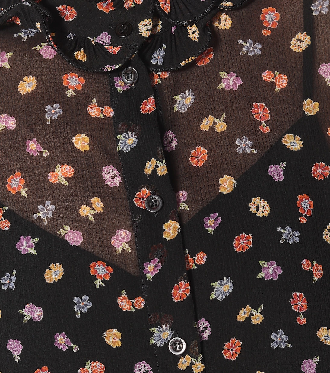 Bedruckte Bluse aus Chiffon | See By Chloé