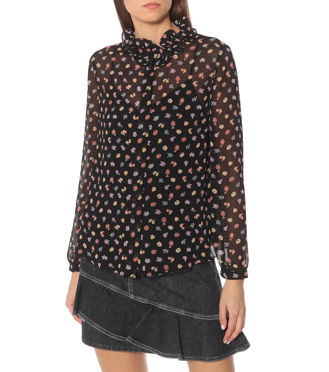 Bedruckte Bluse aus Chiffon | See By Chloé