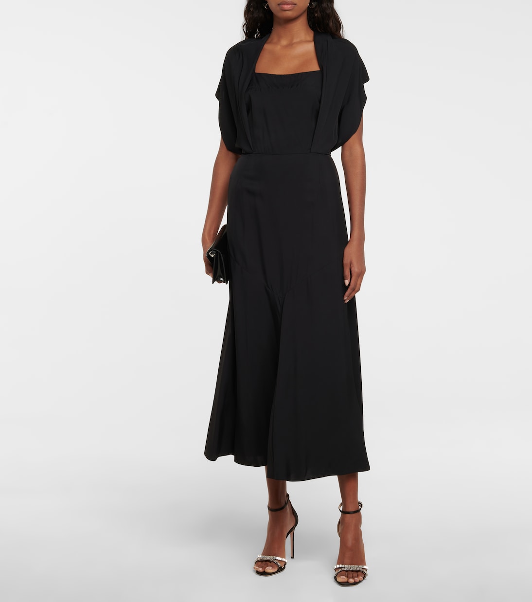 Midikleid aus Twill | Prada