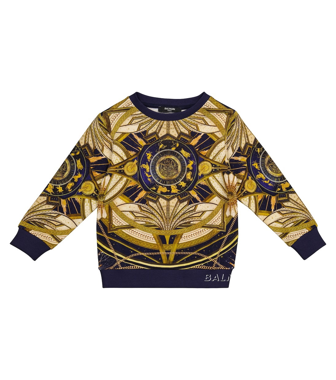 Sudadera de algodón con estampado | Balmain Kids