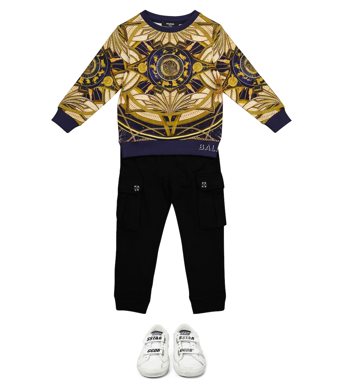 Sudadera de algodón con estampado | Balmain Kids