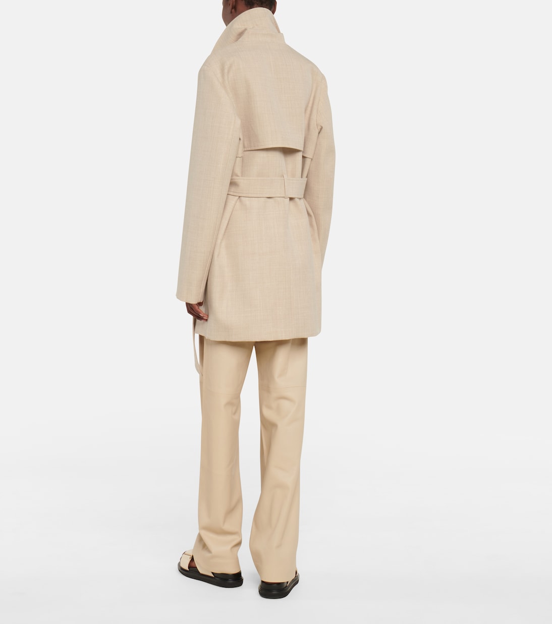 Chasy belted wool twill jacket | Joseph