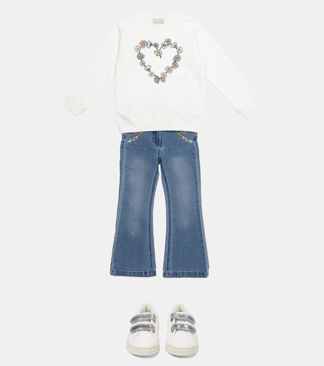 Bedrucktes Sweatshirt aus Baumwolle | Stella McCartney Kids