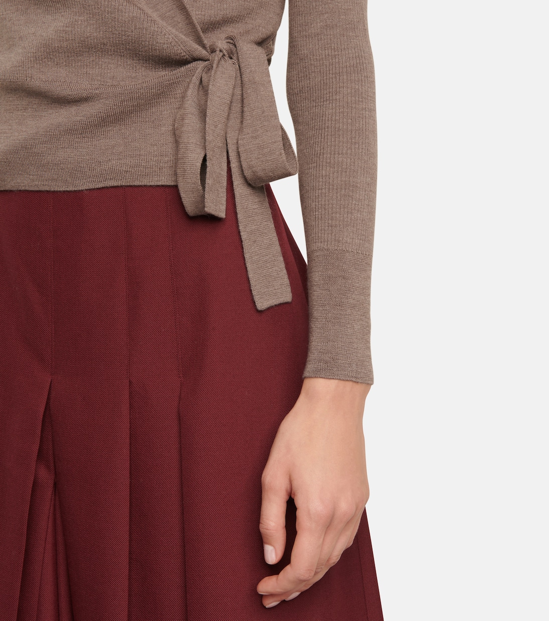 Cardigan aus Schurwolle | Jardin des Orangers