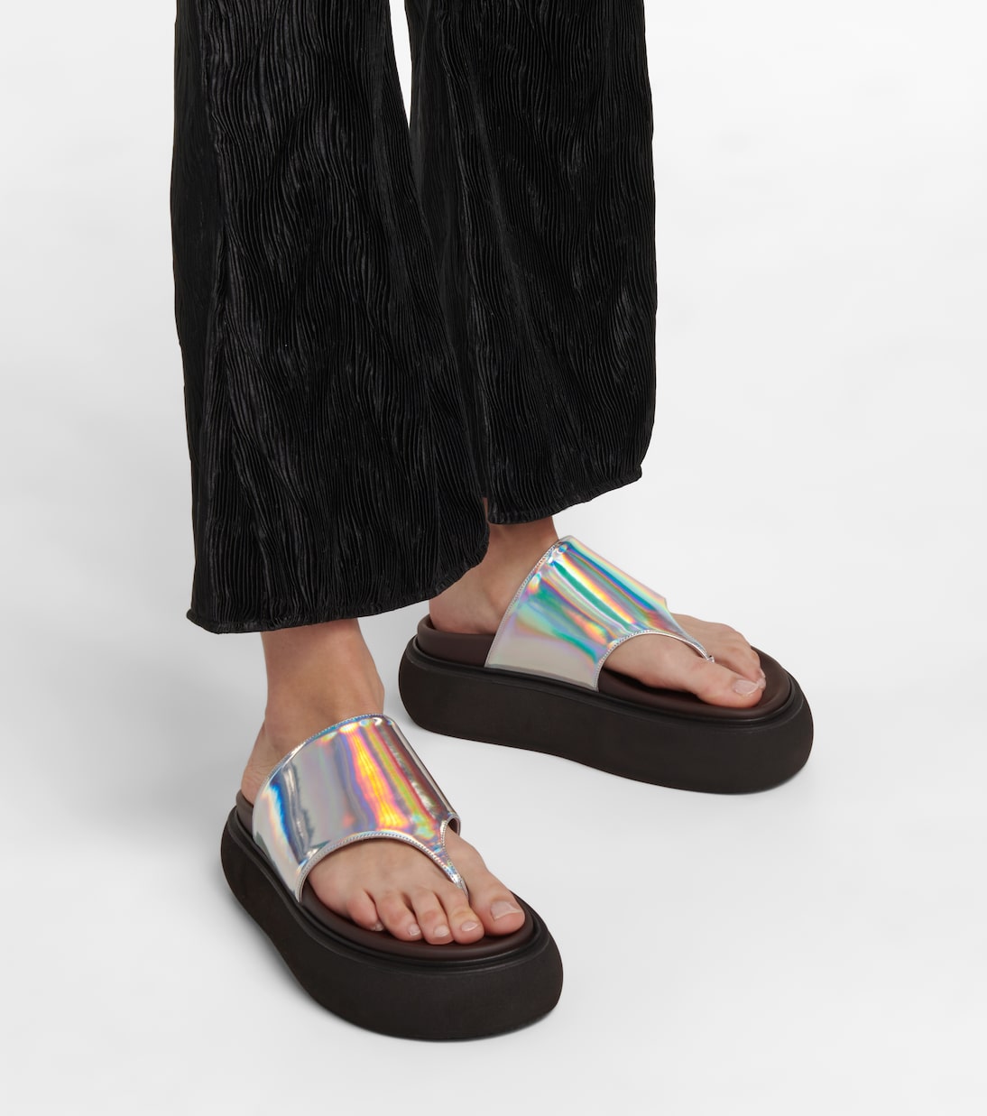 Selene leather thong sandals | The Attico