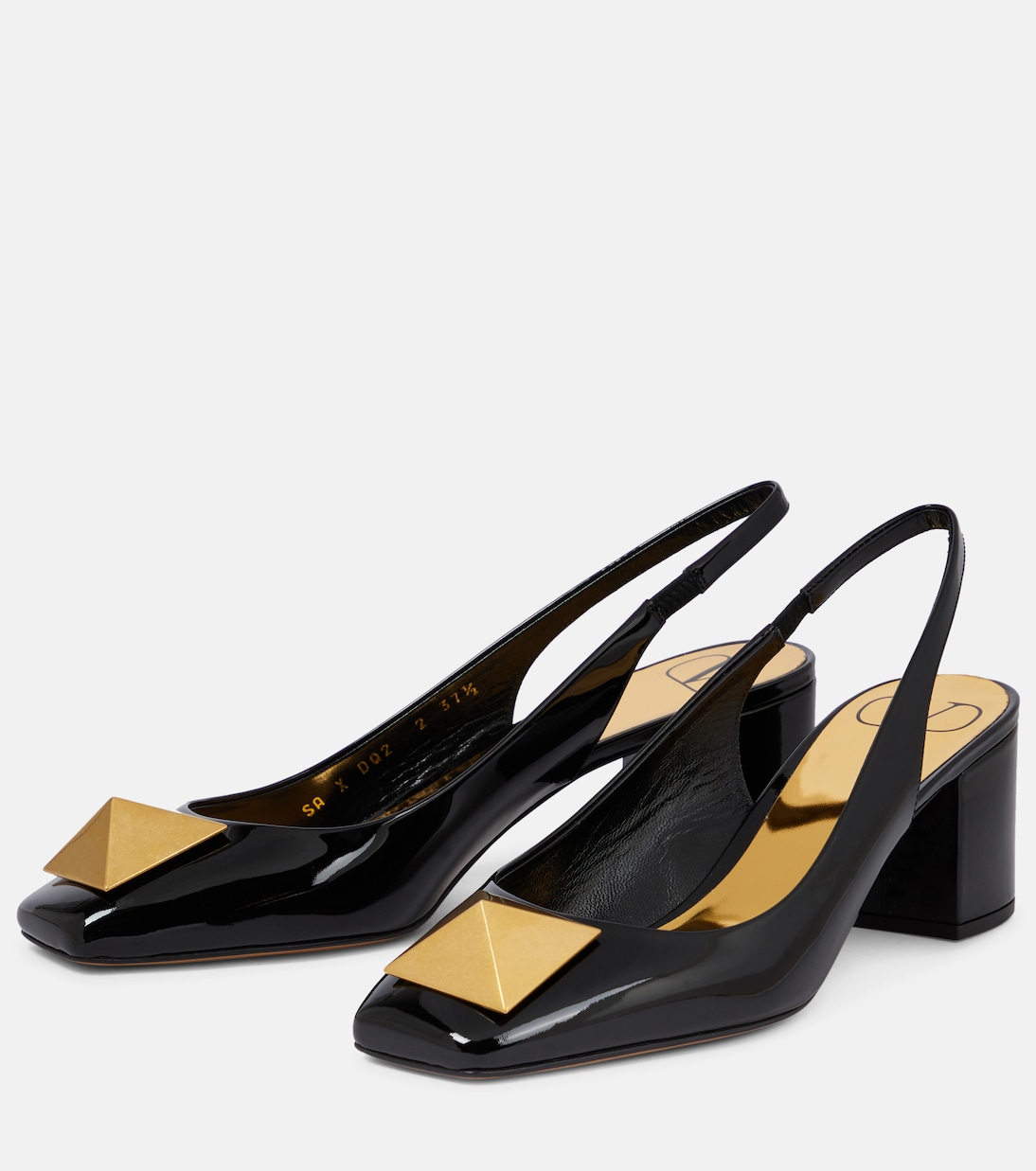 Escarpins One Stud en cuir verni | Valentino Garavani